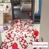 CODE FLORIST 2200 PCS Dark-Red Silk Rose Petals