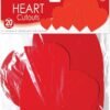 Beistle Store Cardstock Paper Heart Cut Outs ,20, 4", 8.5", 12in