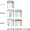 Lush Decor Tanisha Curtains Beautiful, Modern, Elegant Home Decor - 52" W x 84" L, Navy & White