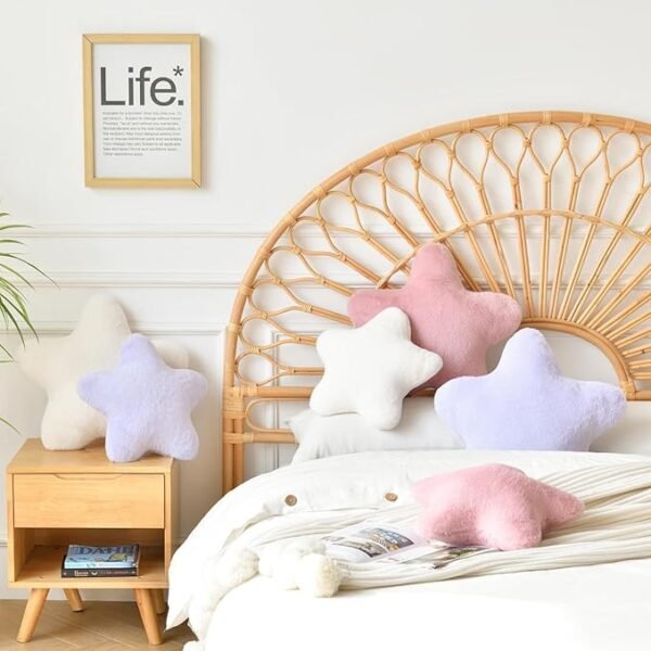 5 Star Pillow, Decorative Throw Pillows for Bed Couch