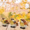 Hodao Fall Bird Statue Yellow Bird Figurine