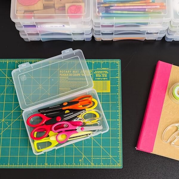 IRIS Plastic Pencil Case Box 10-Pack