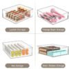 AMALEKO Acrylic Drawer Organizers 21 Drawers 4 Set