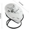 Dobbyby Leaf-Shaped Soap Dish – Premium Ceramic Soap Bar Holder with Self-Drainage System