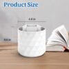 Minimaliving 360°Rotating Office Desk Accessories (White)