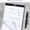 Alitte Legal Notepads 8.5 x 11, Pack of 12 ,50 Sheets Per Notebook
