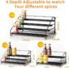 Spice Rack Organizer for Cabinet Pantry,4 Tier