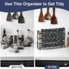 AOZITA Spice Rack Organizer for Cabinet, Spice Organizer with 28 Empty Spice Jars