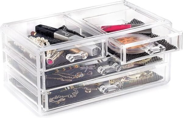 Clear Makeup Organizer - Cosmetic Storage Organizer