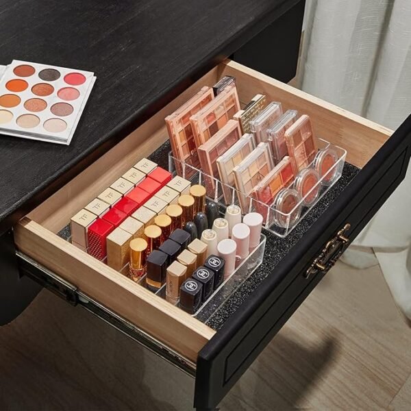 WECHENG Makeup Organizer for Eyeshadow Palette and Lipstick Organizer