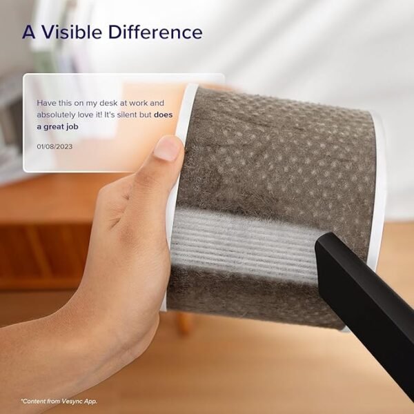 LEVOIT Air Purifiers for Bedroom Home, 3-in-1 Filter Cleaner with Fragrance Sponge for Better Sleep