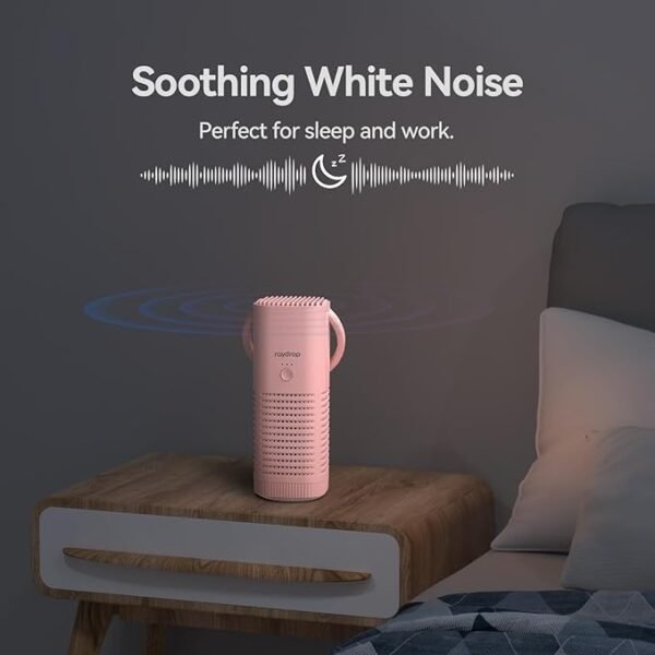 raydrop  Portable Mini Air Purifier, Cordless Small HEPA Air Purifier