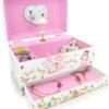 The Memory Building Company Music Box - Ballerina Jewelry Box for Girls and Boys w/Matching Necklace and Bracelet