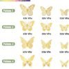 3D Butterfly Wall Decor 48 Pcs 4 Styles 3 Sizes