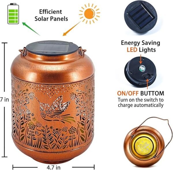 Solar Lanterns Outdoor Waterproof Hanging