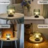 Battery Operated Lamp, Cordless Table Lamps for Home Decor