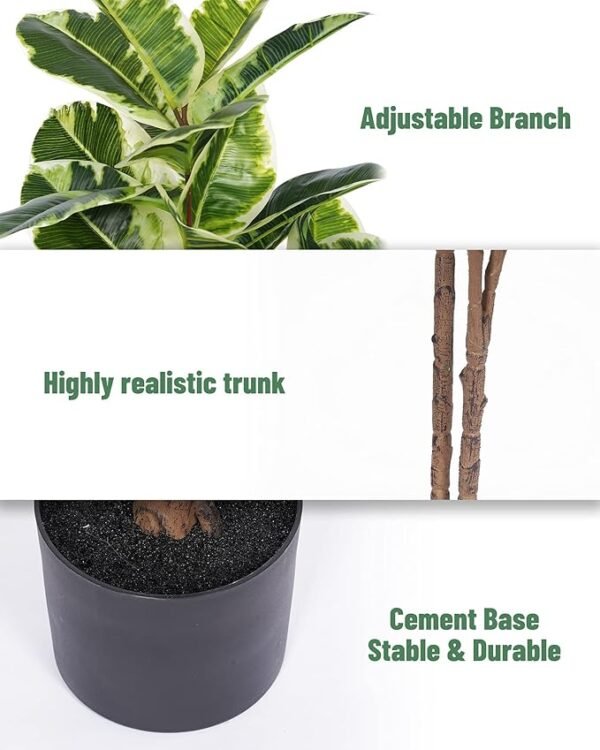 Artificial Rubber Tree Plant 43in
