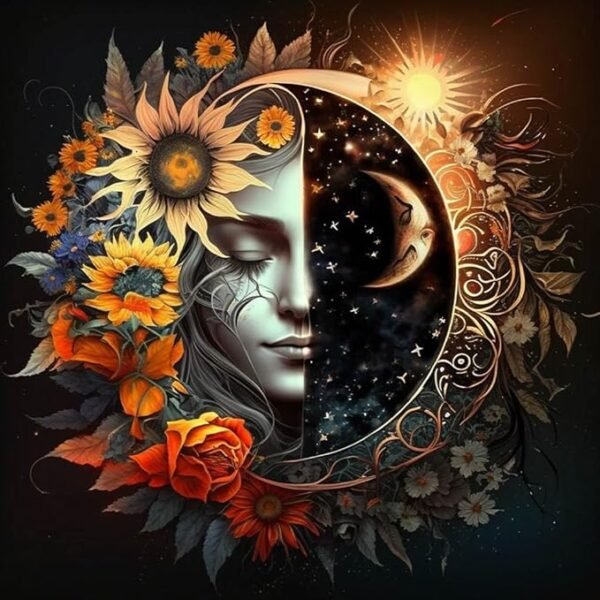 Sun and Moon Diamond Art Kits for Adults