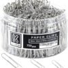 Kempshott 750 Paper Clips Assorted Sizes Small, Medium and Large