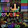 New Year Party Favors for Adults Kids, Glow Party Favors, Neon Light Up Party Favors 27 Rave Accessories, 56 LED Light Up Toys