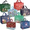 PARSUP Christmas Gift Bags,Christmas Tote Bags with Handles, Christmas Treat Bags