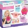 Make It Real DIY Cuddle Mob Kit - Create 4 Adorable Pom Pom Characters with 36 Pieces
