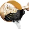 AUOON Clip On Strainer Silicone for All Pots and Pans