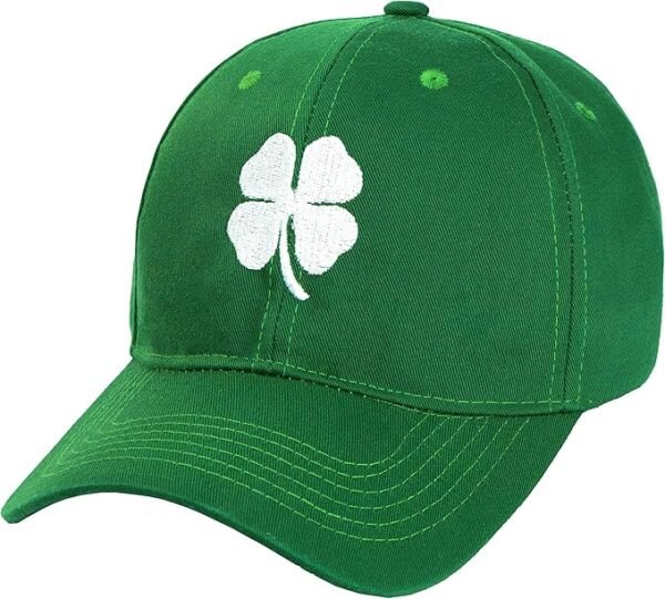 Ireland Irish 4 Leaf Clover St. Patrick's Day Hat for Men Women