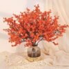 Yastouay Silk Artificial Flowers 5 Pcs Fake Flowers Babys Breath Flowers Artificial Bulk