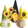 Gnome Plush Decorations for Home, Spring Summer Sunflower Decor