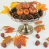 20 Pcs Realistic Pumpkin Decorating Kit, Pumpkin Decor with Maple Leaves