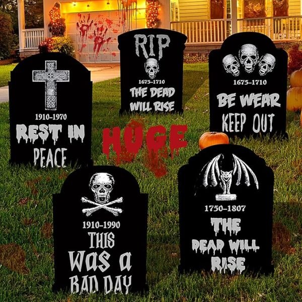 25.6inches Black Halloween Decorations Outdoor