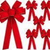 Iceyyyy 6 PCS Large Christmas Bow - 30.7" x 10.6" Christmas