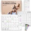 POBE All In One Calendar Magnetic Board for Home, School, Office