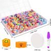 JOICEE 480PCS Fruit Flower Polymer Clay Beads, 24 Style