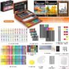 Soucolor Art Supplies, 192-Pack Deluxe Art Set Drawing Painting Supplies Art Kit with Acrylic Pad