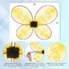 Funcredible Bee Headband, Bee Glasses and Bee Wings