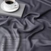 HYPREST Deep Pocket Queen Sheets,Rayon Derived from Bamboo, Grey Bed Sheets Fits 18"-24