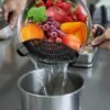 AUOON Clip On Strainer Silicone for All Pots and Pans