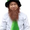 CreepyParty St. Patrick's Day Party Costume Suit Hat, Bow, Bow Tie, Beard, Scarf