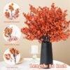 Yastouay Silk Artificial Flowers 5 Pcs Fake Flowers Babys Breath Flowers Artificial Bulk