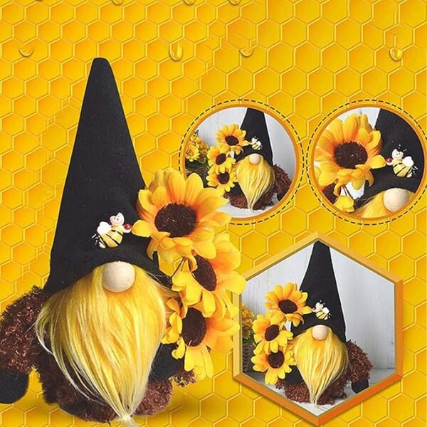 Gnome Plush Decorations for Home, Spring Summer Sunflower Decor
