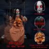 Axcoix Hanging Swinging Doll Girl with Sound & Slap Activated