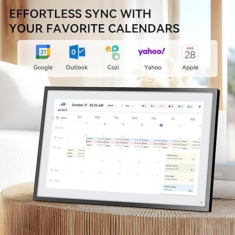 LOOFII 15.6 Inch Smart Digital Calendar Planner & Chore Chart