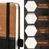 Lemome , Small Pocket Planner for Purse with Elastic Closure