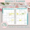 Ymumuda 8.4" X 6", Spiral Planner Notebook with Stickers