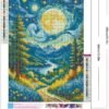 Moon Diamond Painting Kits for Adults - Forest Diamond Art Kits for Adults