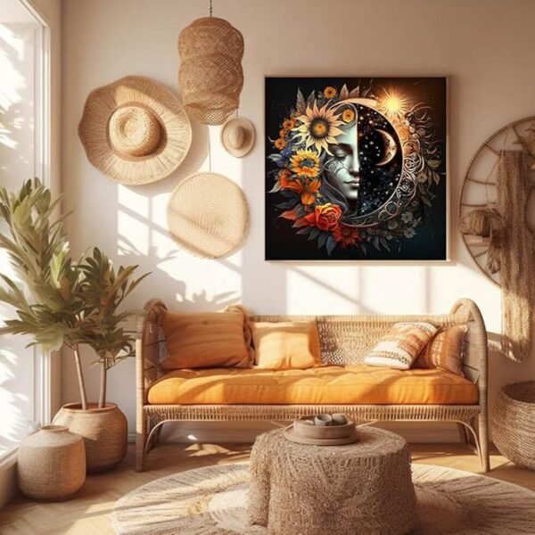 Sun and Moon Diamond Art Kits for Adults