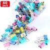 Limque Paper Clips, 80 Pcs Assorted Size Clips,80pack