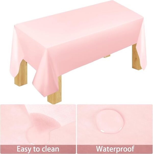 TWOWYHI 229PCS Pink Party Supplies Paper Disposable Plates, 30 Guests